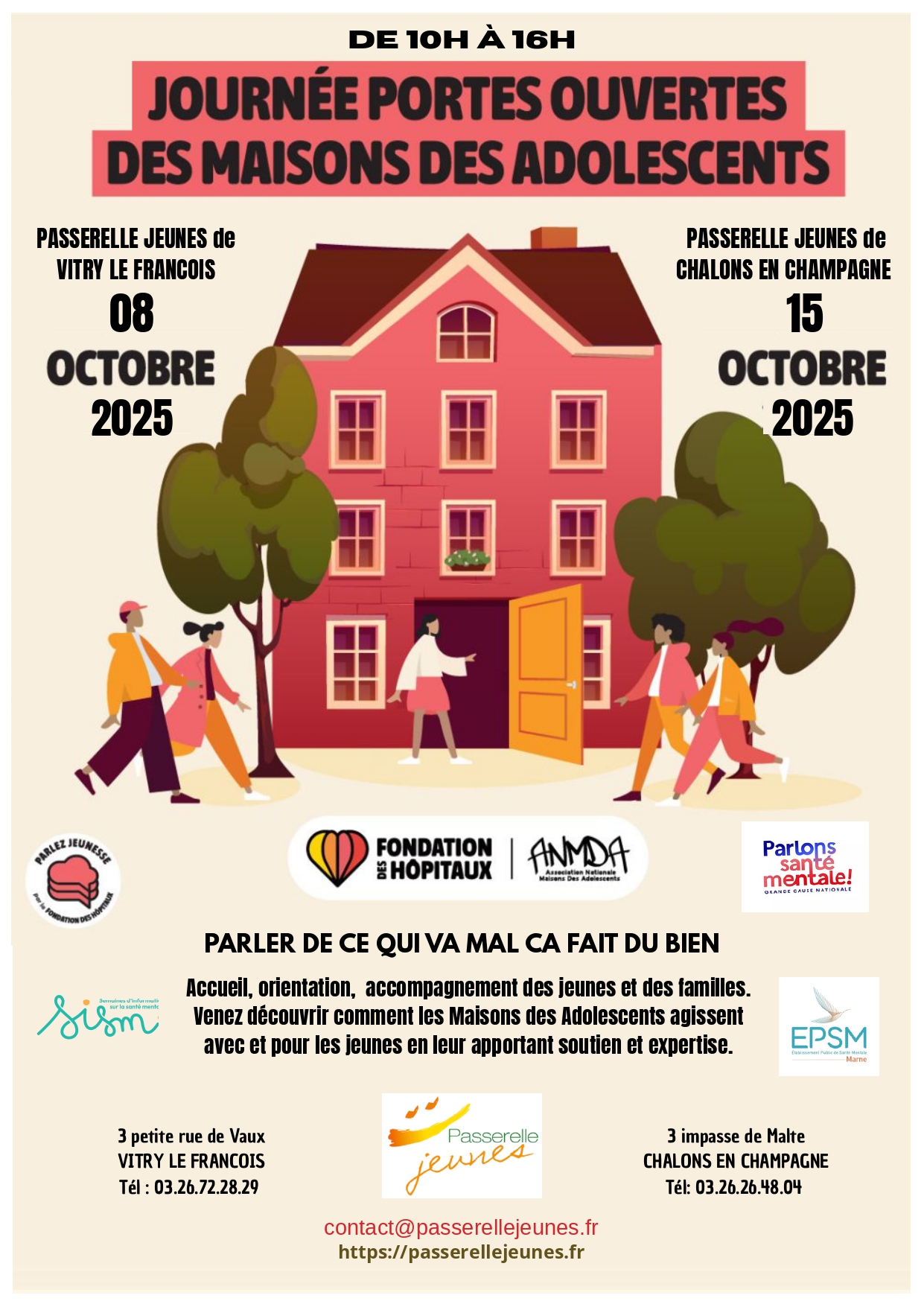Affiche des journées portes ouvertes